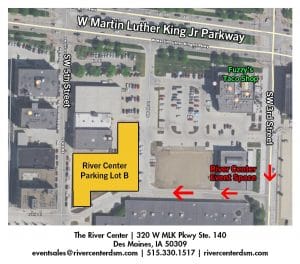 River Center Parking Map